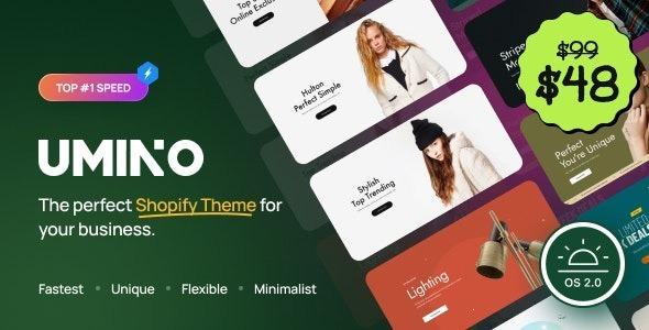 Umino Multipurpose Shopify Themes OS 2.0 RTL Support Nulled Free Download