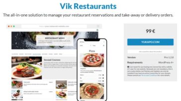 Vik Restaurants Pro for WordPress Nulled Free Download