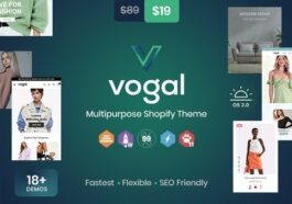 Vogal Multipurpose Shopify Theme Nulled Free Download
