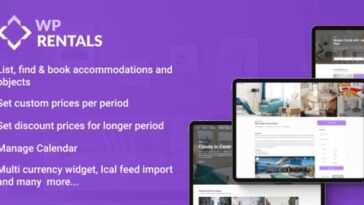 WP Rentals WordPress Room Booking Theme Nulled Free Download