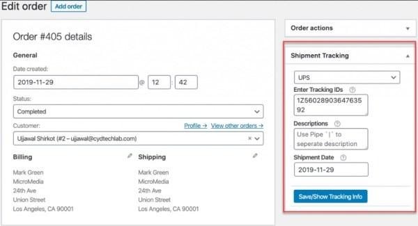 WooCommerce Shipment Tracking Nulled Free Download