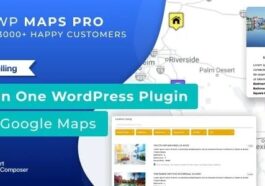 WordPress Plugin for Google Maps WP MAPS PRO Nulled Free Download