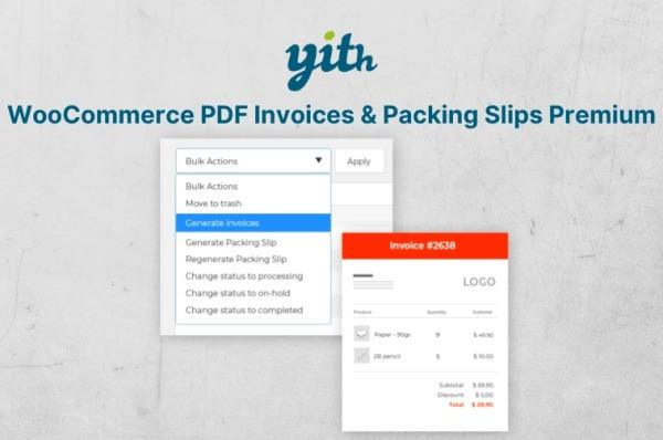 YITH WooCommerce PDF Invoices & Packing Slips Premium Nulled Free Download
