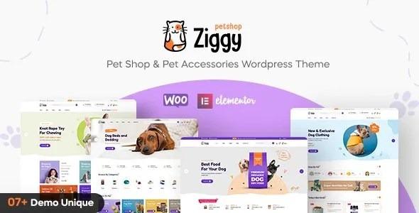 Ziggy Pet Shop WordPress Theme Nulled Free Download