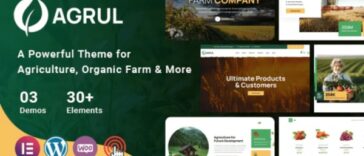 Agrul Agriculture WordPress Theme Nulled Free Download