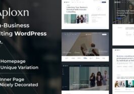 Aploxn Business Consulting WordPress Theme Nulled Free Download