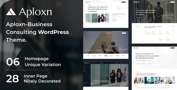Aploxn Business Consulting WordPress Theme Nulled Free Download