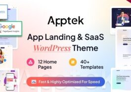 Apptek App & SaaS Theme Nulled Free Download