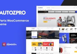 Autozpro Auto Parts WooCommerce WordPress Theme Nulled Free Download