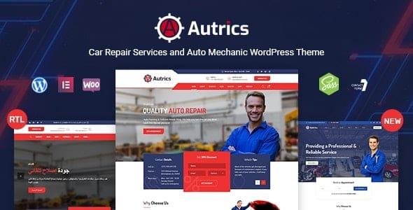 Autrics Car Services and Auto Mechanic WordPress Theme Nulled Free Download