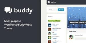 Buddy Simple WordPress & BuddyPress Theme Nulled Free Download