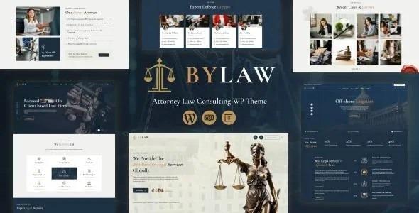 ByLaw Lawyer, Law Firm Theme Nulled Free Download