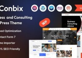 Conbix Business Consulting WordPress Theme Nulled Free Download