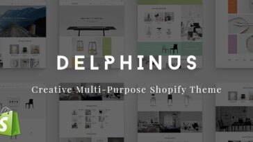 Delphinus Creative Multi-Purpose Shopify Theme Nulled Free Download
