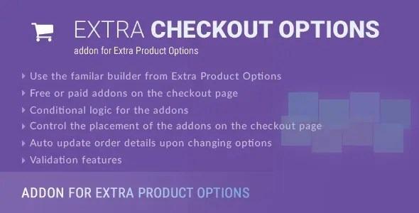 Extra Checkout Options addon for Extra Product Options plugin Nulled Free Download