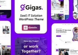 Gigas SaaS WordPress Theme Nulled Free Download