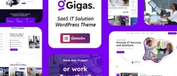 Gigas SaaS WordPress Theme Nulled Free Download