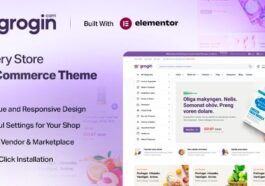 Grogin Grocery Store WooCommerce WordPress Theme Nulled Free Download