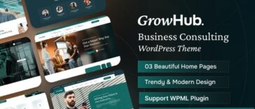 GrowHub Business Consulting WordPress Theme Nulled Free Download