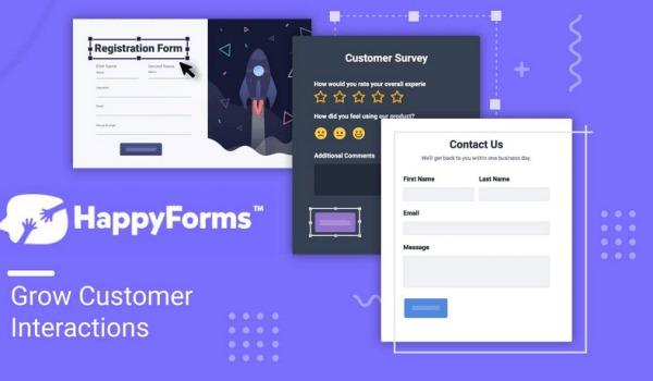 HappyForms Pro Friendly Drag and Drop Contact Form Builder Nulled Free Download