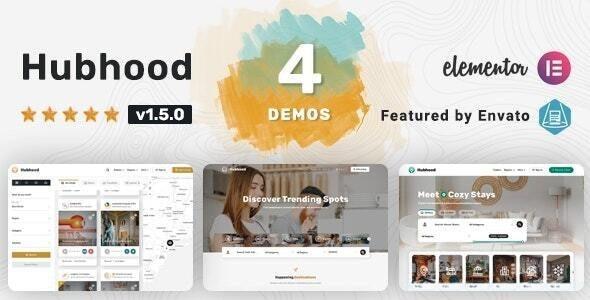 Hubhood Directory & Listing WordPress Theme Nulled Free Download