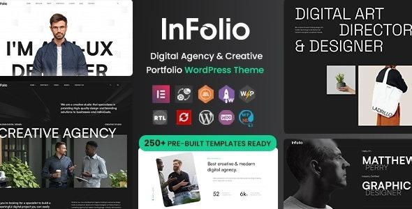 Infolio Digital Agency & Creative Portfolio WordPress Elementor Theme Nulled Free Download