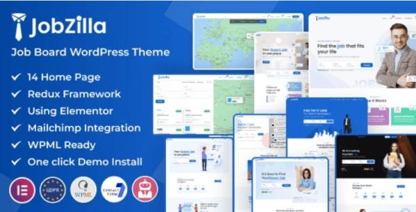 JobZilla Job Board WordPress Theme Nulled Free Download