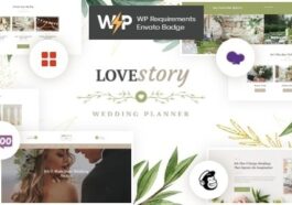 Love Story A Beautiful Wedding and Event Planner WordPress Theme Nulled Free Download