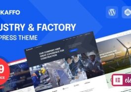 Makaffo Industry & Factory WordPress Theme Nulled Free Download