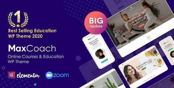 MaxCoach Educational WP Theme Nulled Free Download