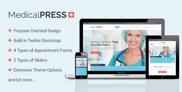 MedicalPress Health and Medical WordPress Theme Nulled Free Download