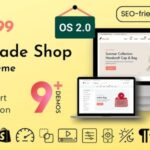 New99 Handmade Shop Shopify Theme OS 2.0, Dark Demo, RTL Support Nulled Free Download