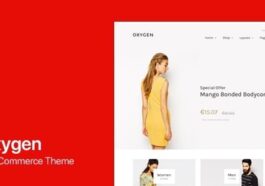 Oxygen WooCommerce WordPress Theme Nulled Free Download