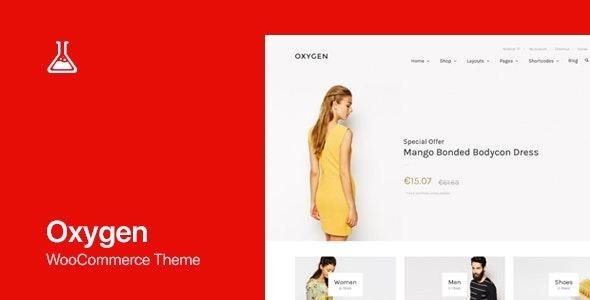 Oxygen WooCommerce WordPress Theme Nulled Free Download