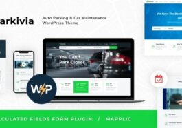 Parkivia Auto Parking & Car Maintenance WordPress Theme Nulled Free Download