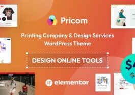 Pricom Printing Company & Design Services WordPress theme Nulled Free Download