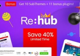 REHub Price Comparison, Affiliate Marketing, Multi Vendor Store, Community Theme Nulled Free Download
