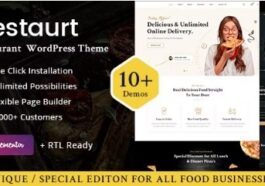 Restaurt Restaurant WordPress Theme Nulled Free Download