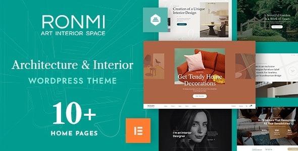 Ronmi Architecture and Interior Design WordPress Theme Nulled Free Download