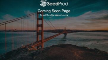 SeedProd Coming Soon Page Pro Nulled Free Download