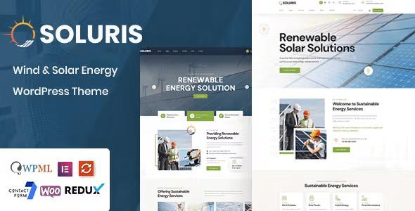 Soluris Ecology & Solar Energy WordPress Theme Nulled Free Download