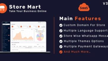 StoreMart SaaS Grocery delivery system Nulled Free Download