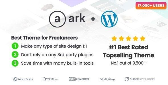 The Ark WordPress Theme made for Freelancers Nulled Free Download