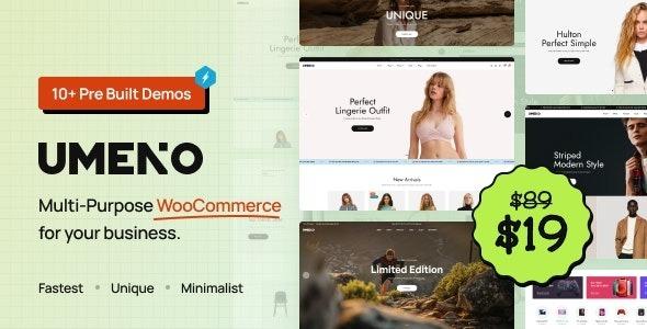 Umeno Multipurpose WooCommerce Theme Nulled Free Download