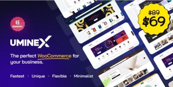 Uminex Multipurpose WooCommerce Theme Nulled Free Download