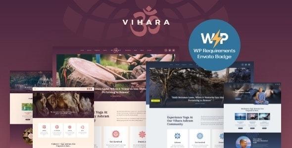 Vihara Ashram Oriental Buddhist Temple WordPress Theme + RTL Nulled Free Download