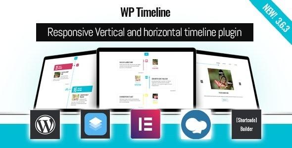 WP Timeline Responsive Vertical and Horizontal Timeline Plugin Nulled Free Download