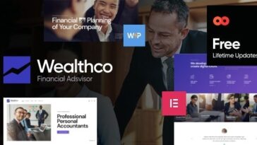 WealthCo A Fresh Business & Financial Consulting WordPress Theme Nulled Free Download