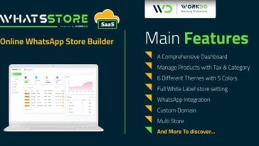 WhatsStore SaaS Online WhatsApp Store Builder Nulled Free Download