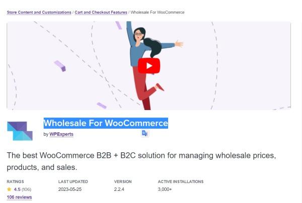 Wholesale For WooCommerce (WPExperts) Nulled Free Download